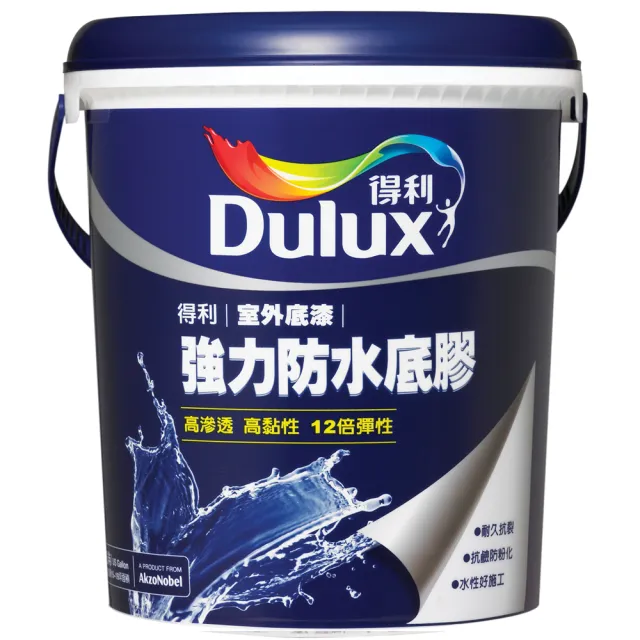 【得利】組合  倍剋漏屋頂隔熱防水漆 沁涼藍含兩桶 L10+一桶A930防水底膠