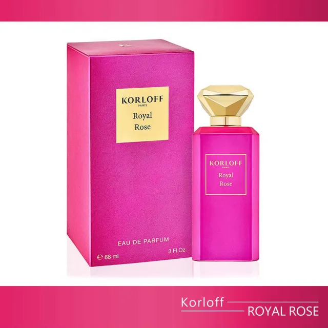 【Korloff PARIS】王室皇家玫瑰淡香精 88ml(專櫃公司貨)