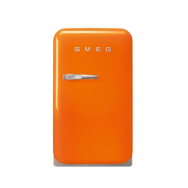 【SMEG】彩色復古迷你冰箱34L-閃酷橘(FAB5ROR3TW)