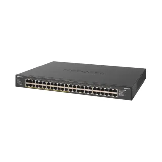【NETGEAR】48埠 Gigabit 380W PoE供電 商用 金屬殼 網路交換器(GS348PP)