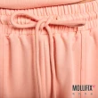 【Mollifix 瑪莉菲絲】刺繡抽繩短褲、瑜珈褲、訓練褲(深霧藍)