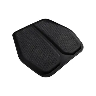 【Suntime】清涼透氣立體蜂巢凝膠坐墊/椅墊/涼墊(黑色)