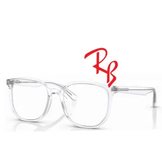 【RayBan 雷朋】亞洲版 時尚透明方框光學眼鏡 舒適高鼻墊 RB5411D 2001 公司貨