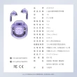 【ACEFAST】Crystal T8 小晶彩真無線藍牙耳機(音樂/電競模式)