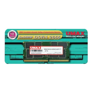 【UMAX】DDR4 2666 4GB 筆記型記憶體(512x8)