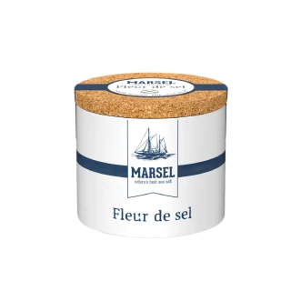 【MARSEL 藍舶】比利時鹽之花 瓷罐 125g(國際IFS及BRC食品標準認證)