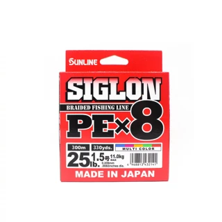 【日本製 SUNLINE】SIGLON X8 300米 PE五彩線(路亞 岸拋 溪流 小搞搞 軟絲 10米一色 8編)