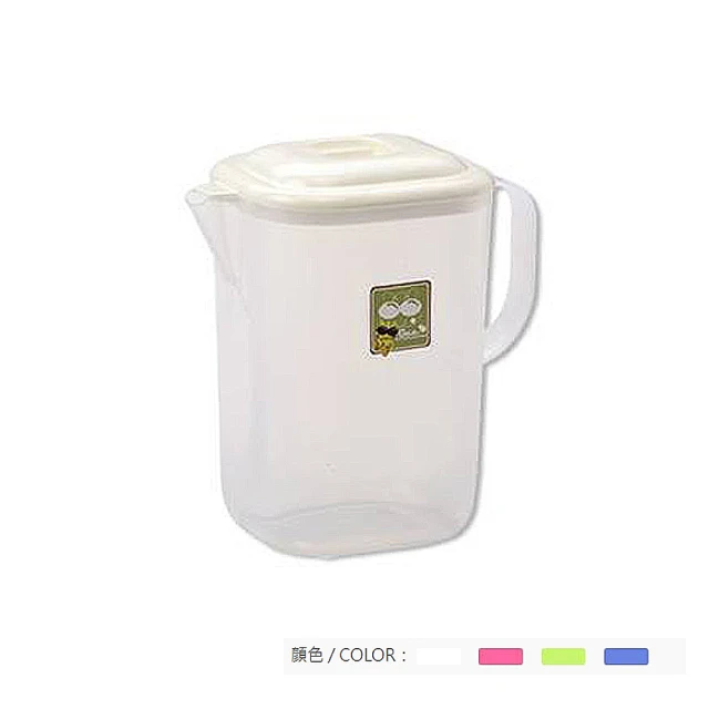 生活King 小品味塑膠冷水壺1.2L/桌上壺/冷熱飲壺(四色可選)