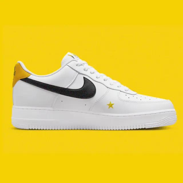 NIKE 耐吉 休閒鞋 Nike Air Force 1 Have a Nike Day 白黃 黑勾 小雛菊 男鞋 女段 DM0118-100(休閒鞋)