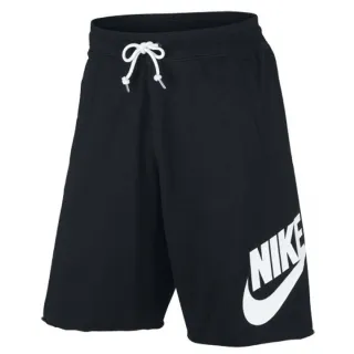 【NIKE 耐吉】短褲 Men Sportswear Short FT GX 1 男款 黑 白 棉褲 褲子(836278-010)