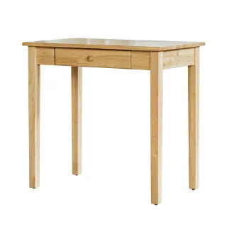 【RICHOME】WOOD實木單抽書桌/化妝桌/電腦桌/工作桌(完全橡膠實木打造)