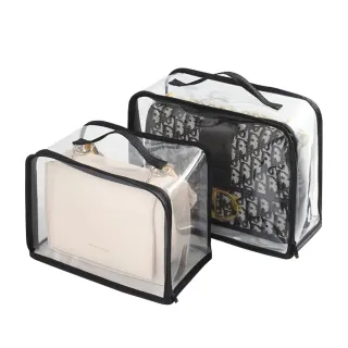 【Her】雙11 七夕 L號 XL號 2XL號 封閉式包包收納袋 透明防塵袋 PVC包包收納袋(全封閉防水包 防塵 透