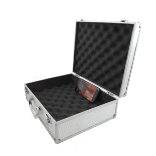 【職人工具】185-ABXL 鋁合金手提式工具箱 器材鋁箱 文件箱 儀器收納箱 家用工具箱(五金空箱 15吋手提鋁箱)