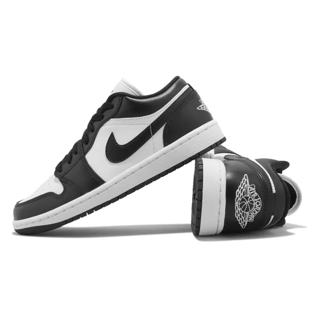 【NIKE 耐吉】Wmns Air Jordan 1 Low 女鞋 男鞋 黑 白 AJ1 熊貓 一代 喬丹 Panda(DC0774-101)