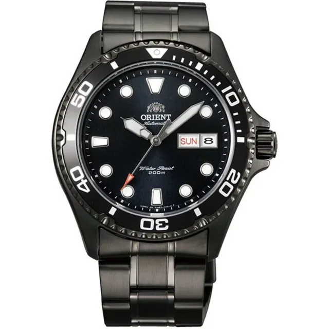 【ORIENT 東方錶】黑水鬼 200米潛水機械錶(FAA02003B)