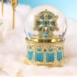 【JARLL 讚爾藝術】摩天輪 水晶球音樂盒(珠寶風格)