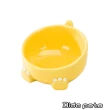 【Dido pets】陶瓷製 大口徑斜口怪獸造型寵物碗(PT145)