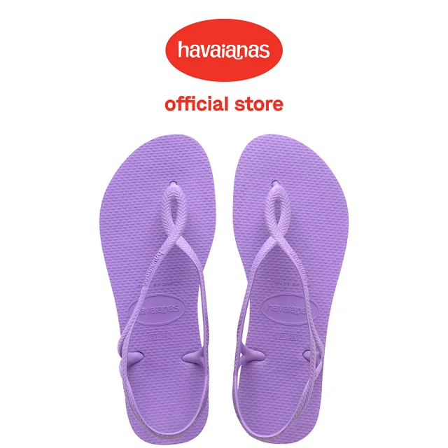 【havaianas 哈瓦仕】涼鞋 女鞋 拖鞋 夾腳拖 Luna 紫 4129697-1801W(哈瓦士)