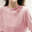 【MsMore】鏤空針織衫五分短袖圓領氣質優雅法式輕奢空調罩衫短版上衣#117713(6色)