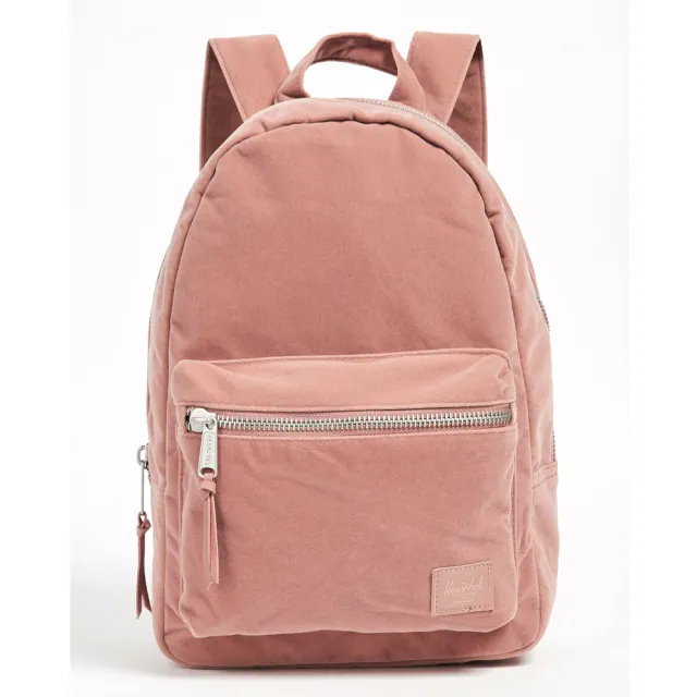 【Herschel】雙11 Grove XS 中型 高階 Velvet 天鵝絨 絨布 粉色 乾燥玫瑰 女生 背包  女包 小後