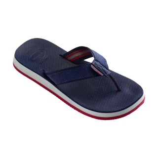 【havaianas 哈瓦仕】拖鞋 男鞋 夾腳拖 寬帶 皮革鞋帶 Urban Fusion II 藍 4147292-0555M(哈瓦士)