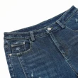 【OUWEY 歐薇】排釦造型九分窄管牛仔褲(深藍色；S-L；3232328630)