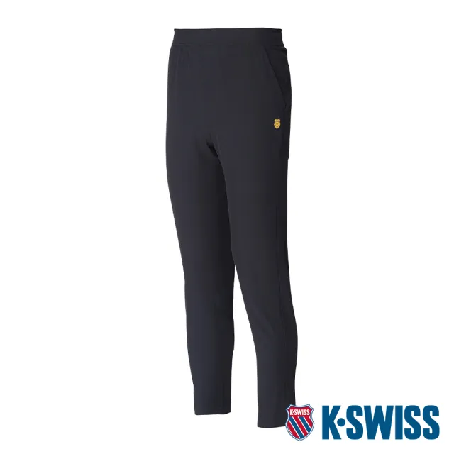 【K-SWISS】吸排運動長褲 Active Pants-男-黑(108044-008)