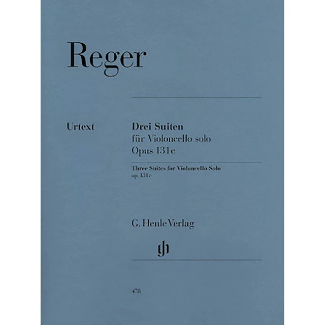 Kaiyi Music 凱翊音樂 雷格：無伴奏大提琴組曲作品131c Reger Three Suites op.131c cello