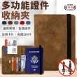 【EZlife】RFID多功能證件護照夾