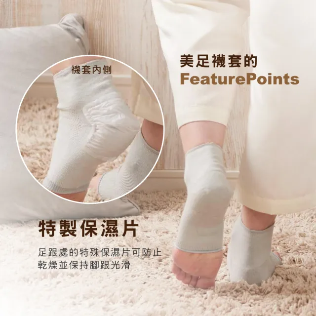 【日本TAIYOU NITTO】晚安保濕襪套 腳跟保濕保養(日本製)