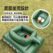 【寶盒百貨】兒童專用 水上對戰 坦克車 水上坐騎 充氣噴水戰車造型(充氣泳圈 戶外戲水玩具)