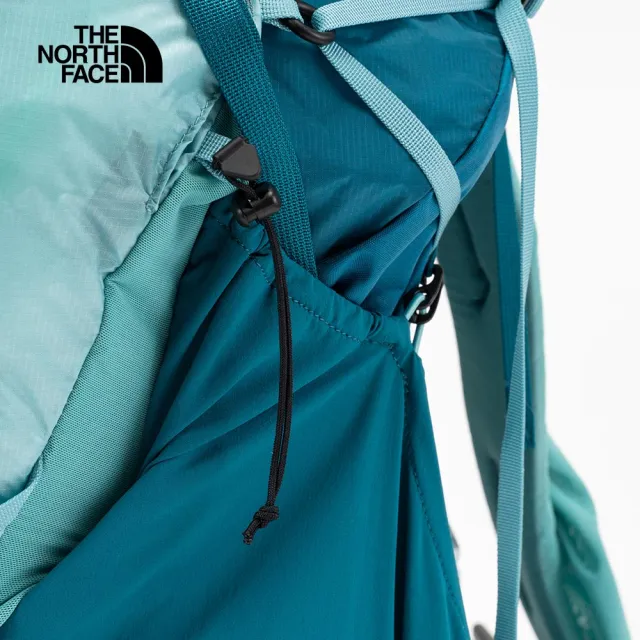 【The North Face】北面女款藍色舒適透氣防潑水登山包｜3G9WSK8