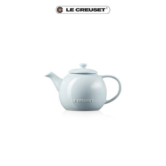 【Le Creuset】瓷器花蕾系列茶壺650ml(海岸藍)