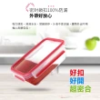 【Tefal 特福】新一代無縫膠圈耐熱玻璃保鮮盒1.1L-3入組
