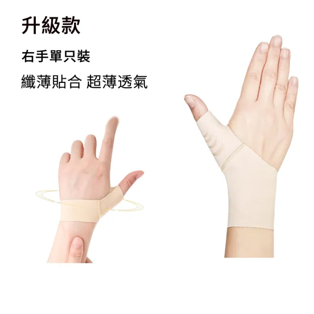 【The rare】大拇指護腕 腱鞘手護腕護具 矽膠超薄護腕帶 拇指護套(鼠標手 媽媽手 腱鞘炎)