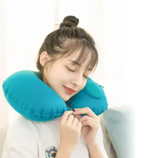 【Finger Pop 指選好物】旅行充氣枕(U型枕/午睡枕/午睡枕/飛機枕)