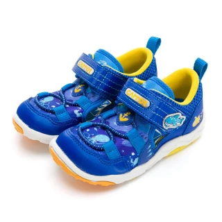 【MOONSTAR 月星】童鞋玩耍速乾系列公園鞋(藍)