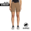 【Mammut 長毛象】Trekkers 3.0 Shorts AF W 健行防潑水短褲 深沙褐 女款 #1023-00483