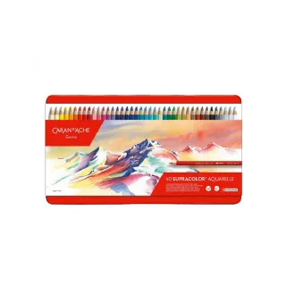 【CARAN d’ACHE】SUPRACOLOR專家級水溶性色鉛筆40色(精美鐵盒裝)