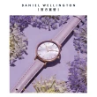 【Daniel Wellington】DW 手錶 Petite 28mm 春日花時系列真皮皮革錶-薰衣草紫錶盤(DW00100634)