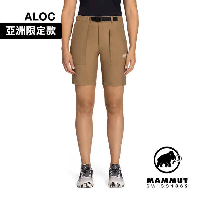 【Mammut 長毛象】Hiking Cargo Shorts AF W 日系經典工作短褲 深沙褐 女款 #1023-00910