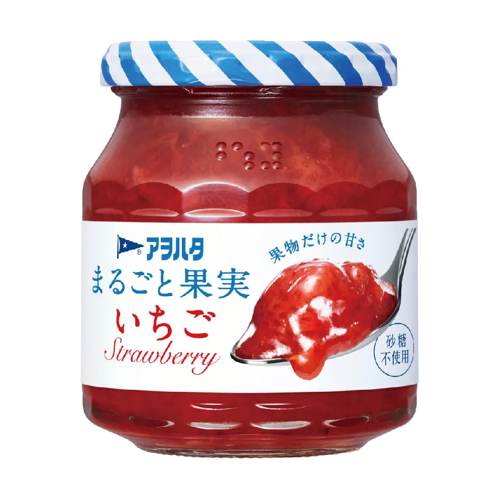 【Aohata】草莓果醬 無蔗糖 255g*3入組(日本人氣第一無蔗糖果醬)