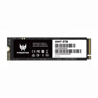 【Acer 宏碁】Predator GM7 2TB M.2 PCIe Gen4x4 SSD固態硬碟