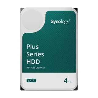 【Synology 群暉科技】PLUS系列 4TB 3.5吋 5400轉 256MB NAS 內接硬碟(HAT3300-4T)