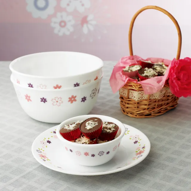 【CorelleBrands 康寧餐具】花漾派對1000ml湯碗(432)