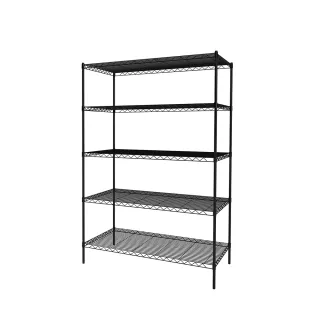 【KIWISH】大尺寸MIT鐵架120X60X180五層置物架(五層架/鐵架/層架/置物架/貨架/鐵力士架/收納層架)