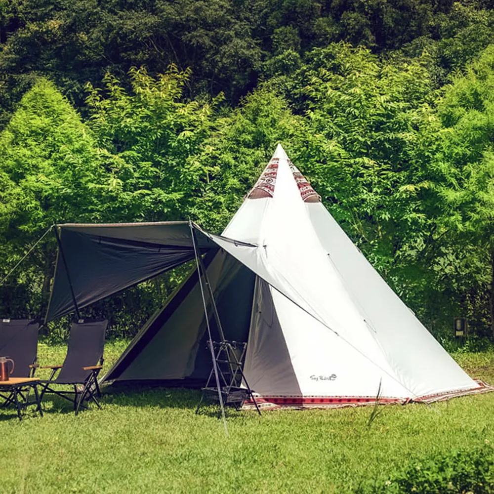 【Outdoorbase】精靈帳篷(彩繪天空 精靈帳篷 多功能 帳篷 客廳帳 圖騰彩繪 露營帳篷 露營 逐露天下)