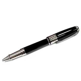 【S.T.Dupont 都彭】不鏽鋼 黑色 鋼珠筆(482350)