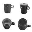 【Stanley】晨光時刻 雙層不鏽鋼拿鐵咖啡杯 消光黑 10-11017-022(10-11017-022)