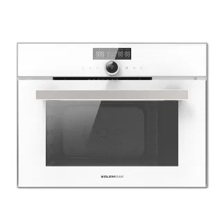 【KIDEA奇玓】Glem Gas 嵌入式32L全功能蒸氣烤箱 10種功能 兒童鎖 LCD顯示 預約功能 蒸烤箱(GSO1000-白色)